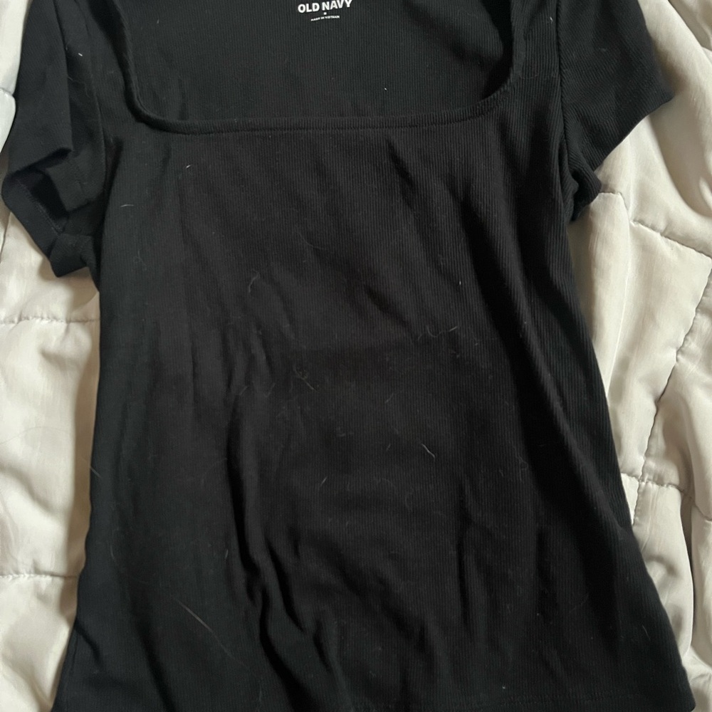 Old Navy Women's Classic Black Short Sleeve Top